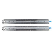 DURAFORCE 1 Pair With Lock Heavy Duty Drawer Slides 28 Inch 500 Lbs Extension Rails Rail