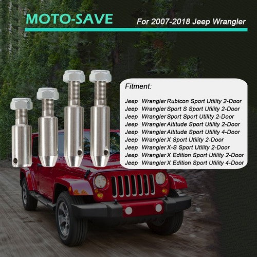 DURAFORCE For 2.5-6" lifts 07-18 Jeep Wrangler Sport Front Sway Bar Links Disconnects