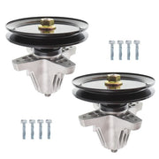 DURAFORCE 2pc Spindle Assembly For MTD Lt46 LX46 46" Deck 918-06977A 618-06977 618-06977A