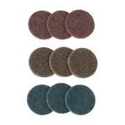 DURAFORCE 150 Pcs 2 Inch Fine Medium and Coarse Quick Change Torque Sanding Discs