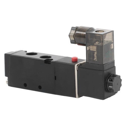 DURAFORCE 1/8" 5 Way 2 Position Directional Control Electric Air Solenoid Valve 12V DC