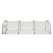 DURAFORCE 22x12x8 FT Softball Baseball Cage Net and Frame Heavy Duty Pitching Cage