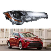 DURAFORCE Headlight Replacement Fit For Toyota Corolla 2020-2021 Right Side Lens Halogen