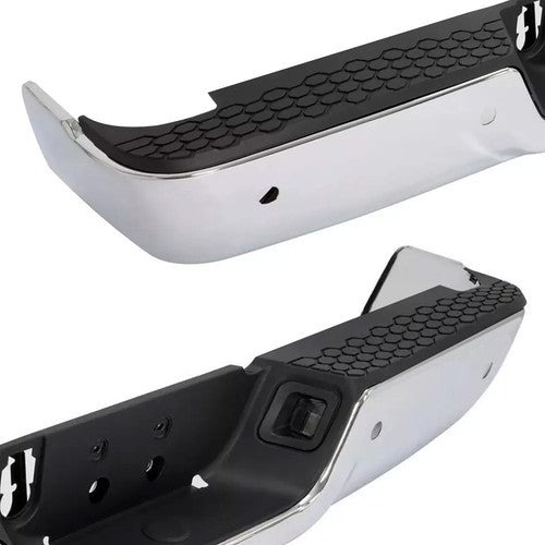 Chrome Rear Bumper Assembly for Ram 2500 3500 2013 2018 With Sensor Holes