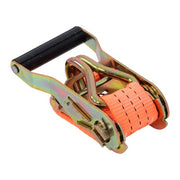 DURAFORCE 10 Pack 1.5" x 20' 4000lbs Ratchet Straps W/ J Hook Heavy Duty Orange Tie Downs