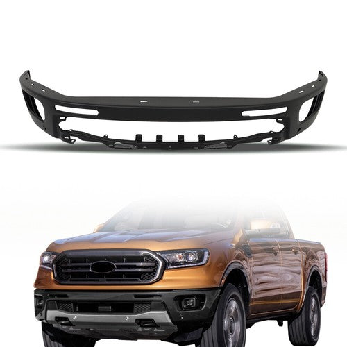 DURAFORCE Fit For Ford Ranger 2019-2023 Black Steel Front Bumper Assembly With Sensor Hole