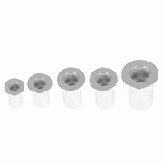 DURAFORCE 150 Pack Aluminum Rivet Nut Kit Rivnut Nutsert Standard Inch SAE Imperial