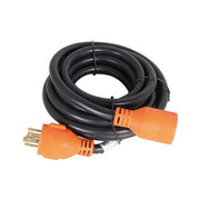 DURAFORCE RV Extension Power Cord 30Amp 15FT with Cord Organizer NEMA 14-30P to 14-30R