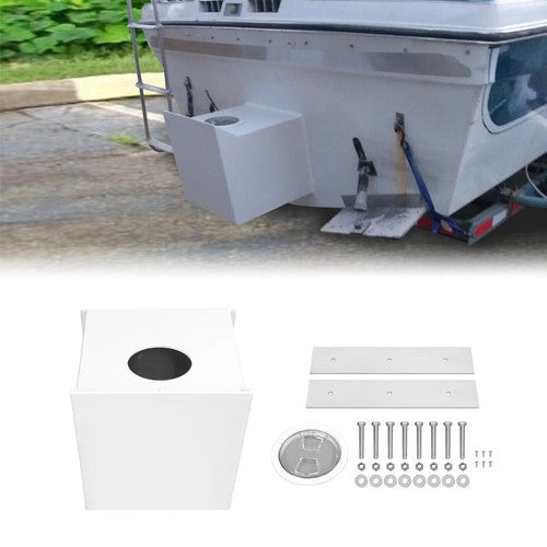 DURAFORCE Universal 20" Outboard Single Engine Bracket For Boat Heavy Duty Powder Coated