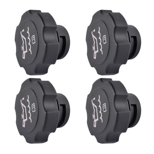 DURAFORCE Set of 4 Oil Filler Caps for Cadillac DTS Seville GMC Sierra 1500 2500 3500 HD