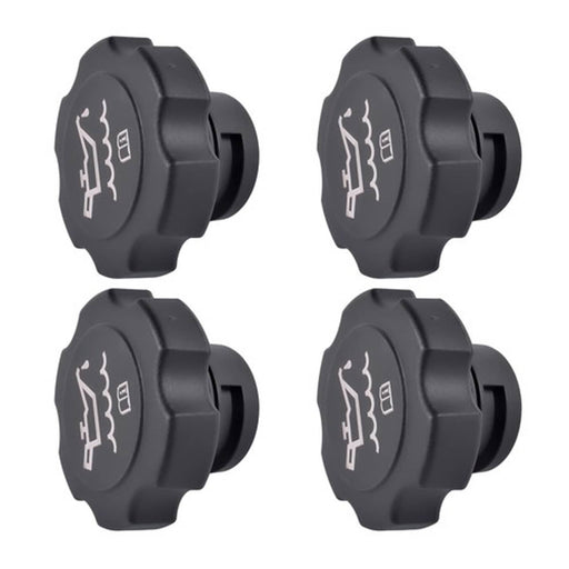 DURAFORCE Set of 4 Oil Filler Caps for Cadillac DTS Seville GMC Sierra 1500 2500 3500 HD