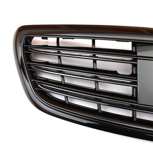 DURAFORCE Grille For Mercedes Benz W222 S450 S500 S550 S550 S63 AMG 2014-2020 W/ ACC Black