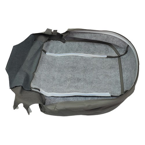 Front Driver Side Bottom Leather Seat Cover Gray for Hummer H2 2003 2007