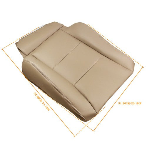 DURAFORCE Leather Front Driver & Passenger Covers Tan Suit For 98-07 Toyota Land Cruiser