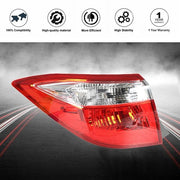 DURAFORCE For 14-16 Toyota Corolla Red Tail Light Signal Lamp Rear Left Driver Side Outer
