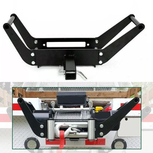 DURAFORCE Winch Mounting Plate Bracket Foldable Cradle For Towing Trailer Off-Road