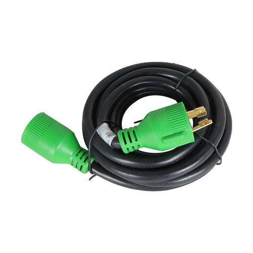 DURAFORCE 3 Prong 30A 15FT Generator Extension Cord 125V NEMA L5-30P/L5-30R Twist Lock