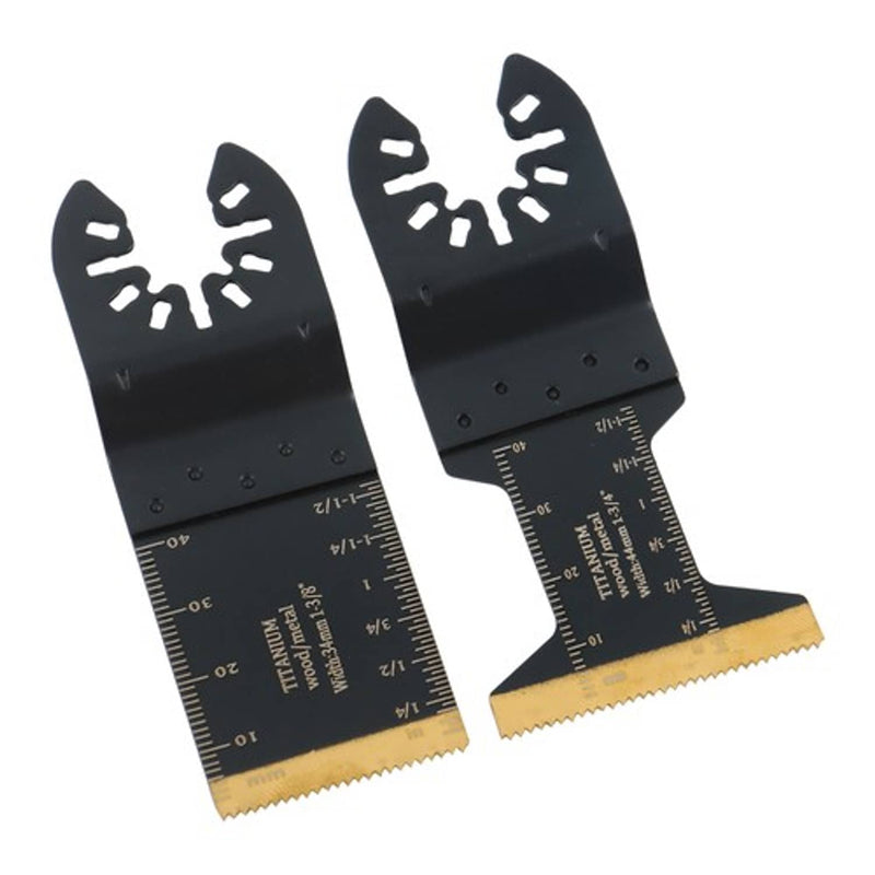 DURAFORCE For Metal Wood Plastic Cuts 12 Pcs Titanium Oscillating Saw Blades
