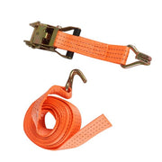 DURAFORCE 1.5" x 15' 4000 lb Ratchet Straps J Hook Heavy Duty Tie Downs New 4pcs