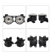 DURAFORCE For 2016-2018 Honda Civic 2/4DR Front Bumper Smoked Fog Lights Assembly + Bulbs