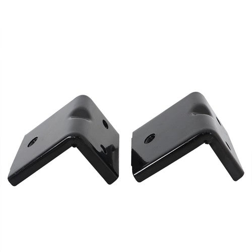 DURAFORCE Left+Right Side Black Metal Suit For 16-18 Silverado 1500 Front Bumper Bracket