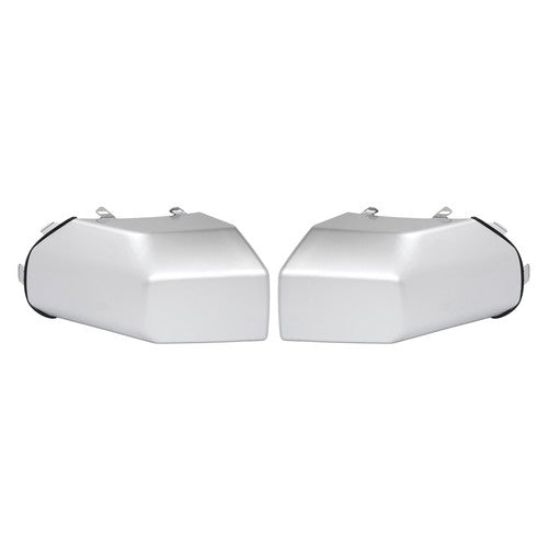 LH RH Front Corner Bumper End Caps Kits Silver for Toyota FJ Cruiser 2007-2014