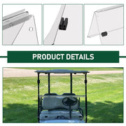 DURAFORCE For Yamaha G29 DRIVE Clear Windshield Folding (07-16) NEW ITEM Golf Cart Part