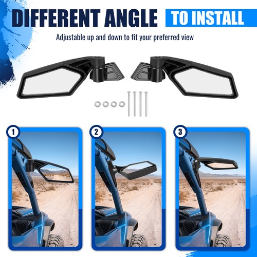Racing Style Rear View Side Mirror for Can Am Maverick X3 Max R 2017-Up