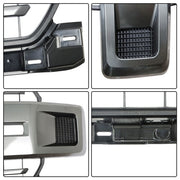 DURAFORCE Plastic Gray Front Upper Hood Grille New For Ford F-150 XLT XL 2018 2019 2020