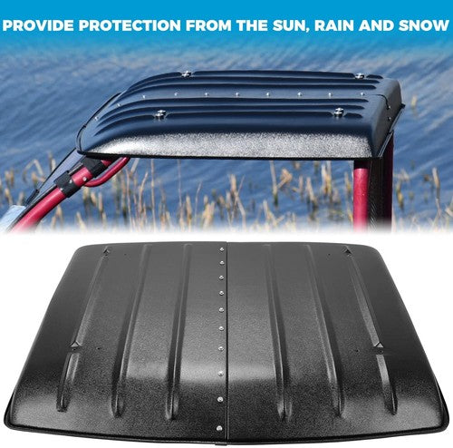 DURAFORCE FOR 2005-2023 KAWASAKI MULE 610 600 SX 4X4 BLACK HARD TOP ROOF KAF600-005B