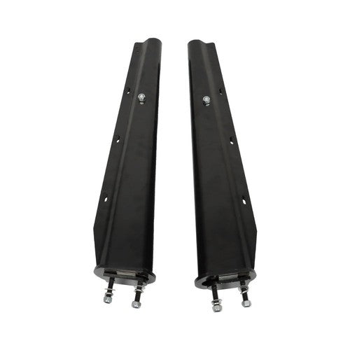 DURAFORCE 2.5" Bolt Spacing 30" Mud Flap Hanger Set Spring Loaded Straight For Semi Trucks