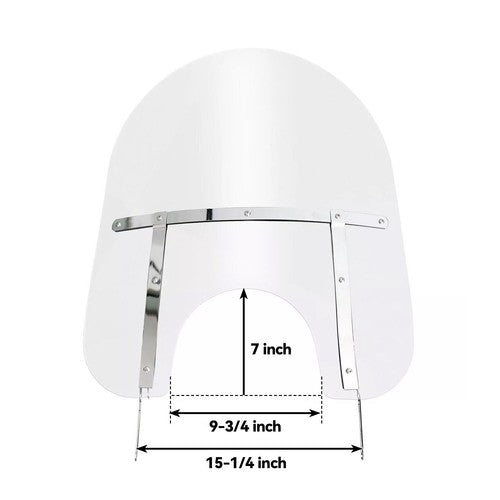 DURAFORCE Clear Windscreen Windshield For Harley Touring Road King FLHR 1994-2025 2023