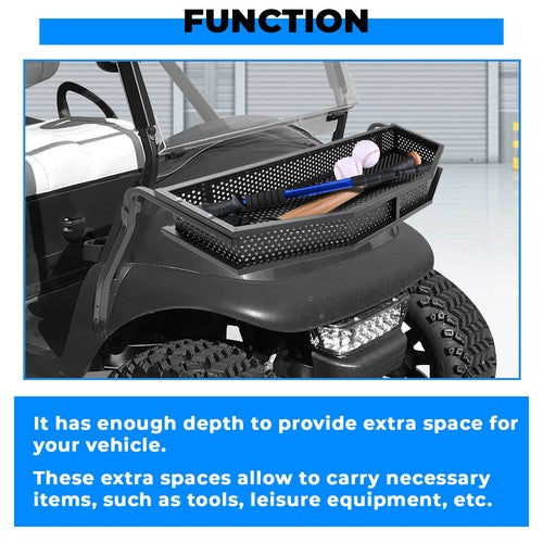 Front Clay Basket Storage Rack for Club Car Precedent Golf Cart 2004 Plus
