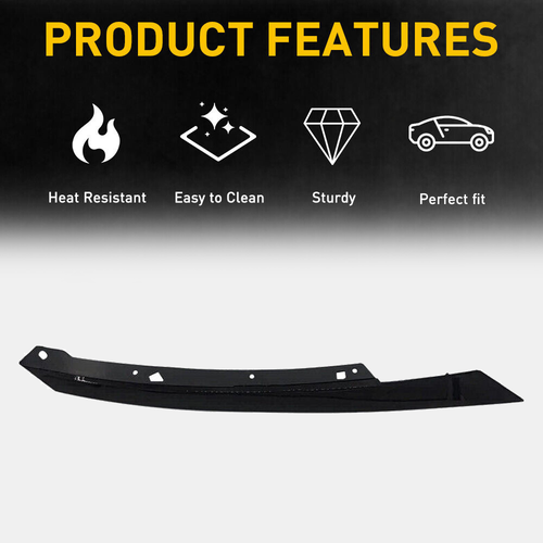 For 2016-2021 Honda Civic Passenger Side Black Headlight Eyelid Molding Trim