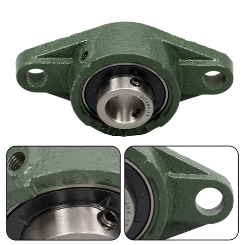 DURAFORCE UCFL204-12 Pillow Block Bearing 3/4" Bore 6Pcs Self-Aligning Solid Base