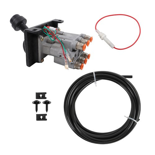 DURAFORCE CONTROL VALVE - DUAL VALVE (PTO & DUMP PUMP) AIR KIT WITH KICKOUT