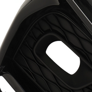 DURAFORCE Front Bumper Fog Light Lamp Covers Bezels For Infiniti Q50 Sport 2018-2021 Black