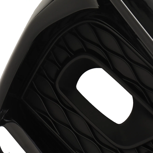 DURAFORCE Front Bumper Fog Light Lamp Covers Bezels For Infiniti Q50 Sport 2018-2021 Black