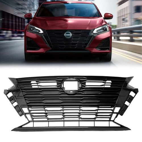 DURAFORCE Front Grille Plastic Gloss Black 62310-9HF8E For 2023-2024 Nissan Altima SL/SV