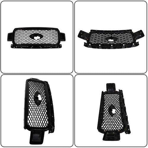 DURAFORCE Agate Black Front Radiator Grille Assembly For Ford F-150 2018-2020 JL3Z8200SL