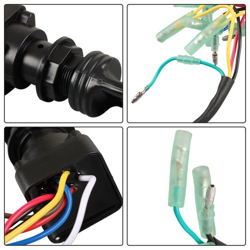 DURAFORCE Ignition Key Switch Set 703-82510-43-00 For Yamaha Outboard Motor Control Box US