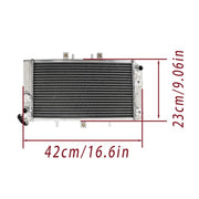 DURAFORCE Radiator for Polaris Predator 500 Outlaw 450 525 MXR IRS 1240302 1 Row 2007-2011