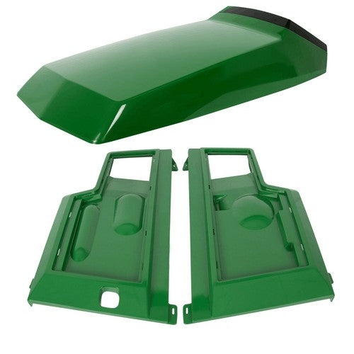 DURAFORCE Pair Side Panels & Upper Hood Fits John Deere 415 425 445 455 #AM128986 AM128983