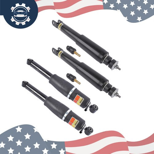 DURAFORCE 2× Rear + 2× Front Air Suspension Shocks For Chevy GMC Cadillac SUV 25979391