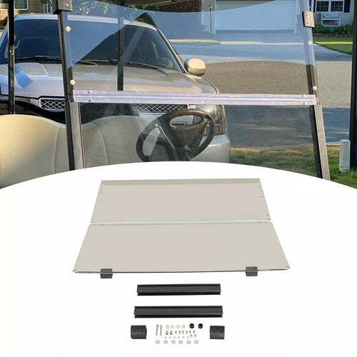 DURAFORCE Foldable Tinted Golf Cart Windshield Windscreen For Yamaha G29 Drive 2007-2016