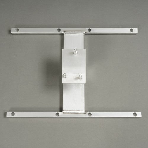 DURAFORCE 16" Stud Spacing Trailer Mount H-Mount Spare Tire Carrier 5-Lug Wheel, Aluminum