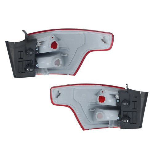 DURAFORCE 2pcs Left+Right Red Rear Tail Light Brake Lamp For Ford Escape 2013-2016 Halogen