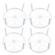 DURAFORCE 4PCS Plant Stand for Flower Pot Potted Holder Indoor Outdoor Metal 9in