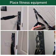 DURAFORCE 3 Pcs Wall Mount Workout Anchors Resistance Bands Wall Anchors Home Gym Exercise