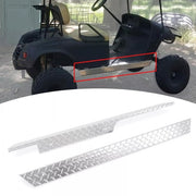 DURAFORCE Silver Rocker Panel Diamond For EZGO TXT 1994-2013 Golf Cart Side Plate Cover